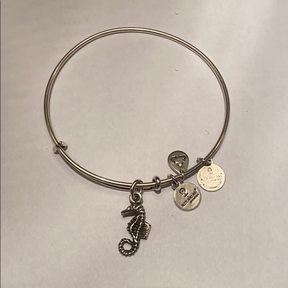 Alex and Ani bracelet silver seahorse